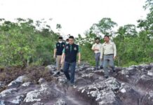 วราวุธ ตรวจติดตามสถานการณ์ทรัพยากรธรรมชาติและสิ่งแวดล้อมบริเวณอุทยานแห่งชาติภูหินร่องกล้า