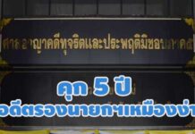 คุก 5 ปี! อดีตรองนายกฯเหมืองง่า ขอคืนเงินอุดหนุนซ่อมเสียงตามสายหมู่บ้าน ไปซื้อรถยนต์