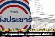 บ.ขายชุด นร.-ทุนสนามกอล์ฟมาด้วย! ใครเป็นใคร 6 ‘เอกชน’ควักเงินบริจาค พปชร. 16.5 ล.