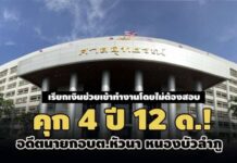 คุก 4 ปี 12 ด.! ศาลอุทธรณ์ พิพากษาโทษอดีตนายกอบต.หัวนา หนองบัวฯ เรียกเงินช่วยเข้าทำงาน