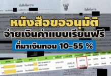 หลักฐานใหม่! หนังสือขออนุมัติจ่ายเงินค่าแบบเรียนฟรีให้ บ.คู่สัญญา ที่มาเงินทอน 10-55 %