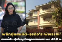 พลิกปูมสมบัติ 68 ล.-ธุรกิจ 6 แห่ง‘ระพิพรรณ’ก่อนถูกยึดทรัพย์คดีรวยผิดปกติ 42.8 ล.