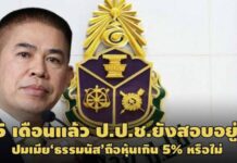 ผ่าน 5 เดือน ป.ป.ช.ยังสอบเบื้องต้นอยู่! ปมเมีย‘ธรรมนัส’ถือหุ้นเกิน 5% หรือไม่