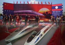 ลาวและจีน วางรางรถไฟความเร็วสูง Hi speed train ระยะทาง417กม.