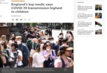 ‘อังกฤษ’เผยข้อมูลเด็กวัย 12-15 ปี แพร่เชื้อโควิดมากที่สุด-ย้ำฉีดวัคซีนมีประโยชน์กว่า