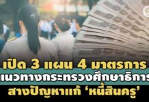 เปิด 3 แผน 4 มาตรการ แนวทางกระทรวงศึกษาธิการ สางปัญหาแก้ ‘หนี้สินครู’