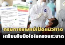 เปิดแนวทางเตรียมรับมือโอไมครอน เน้นรักษา HI เป็นหลัก-แยกกักหลังรู้ผล ATK ใน 6 ชม.