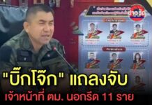“พล.ต.ท.สุรเชษฐ์” สั่งรวบ 11 เจ้าหน้าที่รัฐทุจริต กระบวนการตรวจสอบเรือ ขาเข้า-ขาออก ประเทศ