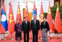 สีจิ้นผิงพบปะ-ประชุมร่วมกับประธานาธิบดีลาว