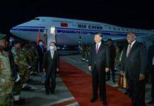 สีจิ้นผิงเดินทางถึงแอฟริกาใต้ ร่วมประชุมสุดยอด BRICS
