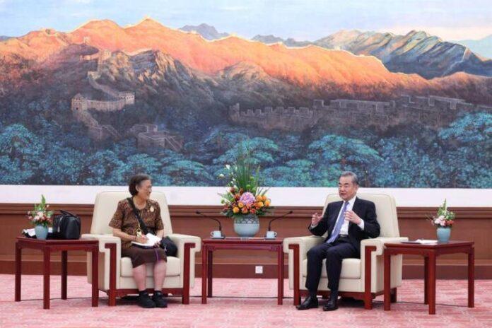 CHINA-BEIJING-WANG YI-THAI PRINCESS-MEETING (CN)