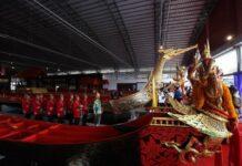 กองทัพเรือจัดพิธีบวงสรวงพระภูมิเจ้าที่และเซ่นไหว้แม่ย่านางเรือพระราชพิธี