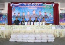 แม่ทัพภาค 4 ตรวจยึดยาไอซ์ 1 ตัน ยาบ้า 440,000 เม็ด มูลค่ากว่า 3,000 ล้านบาท