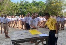 ฐานทัพเรือสัตหีบ ตรวจสารเสพติดทหารใหม่ เพื่อเข้าสู่กระบวนการบำบัดรักษา