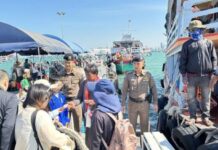 (คลิป) ตำรวจท่องเที่ยวพัทยาห่วงใย ดูแลความปลอดภัยในวันคลื่นลมแรง