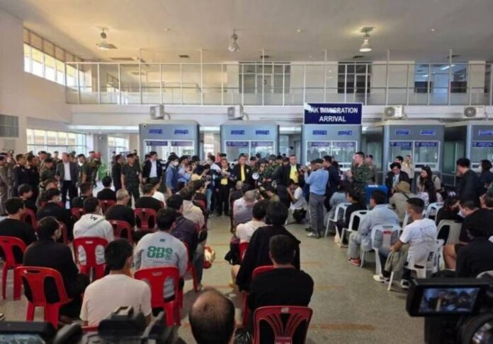THAILAND-TAK-MYANMAR-HUMAN TRAFFICKING-HANDOVER