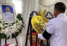 กองทัพเรือสูญเสีย ว่าที่เรือตรี ภัชทราวุฒิ กำลังพลกล้าชายแดนไทย–กัมพูชา ในหลวงพระราชทานน้ำหลวงอาบศพและพวงมาลาหลวง