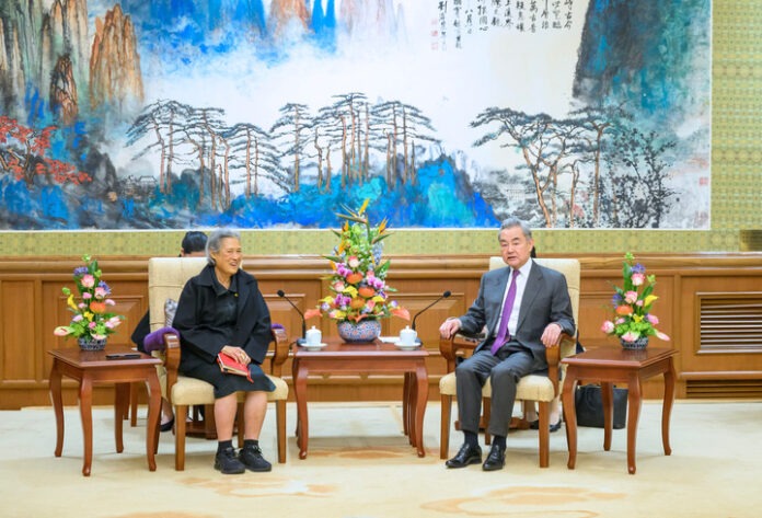 CHINA-BEIJING-WANG YI-THAI PRINCESS-MEETING (CN)