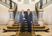 หวังอี้-อนุทินหารือในกรุงเทพฯ เห็นพ้องยกระดับความร่วมมือหลายด้าน