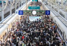 ยอดโดยสารรถไฟในจีน ช่วงหยุดยาววันแรงงาน ทะลุ 100 ล้านครั้งแล้ว
