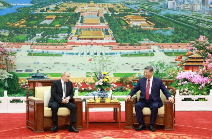 CHINA-BEIJING-XI JINPING-RUSSIA-PUTIN-TEA CHAT (CN)