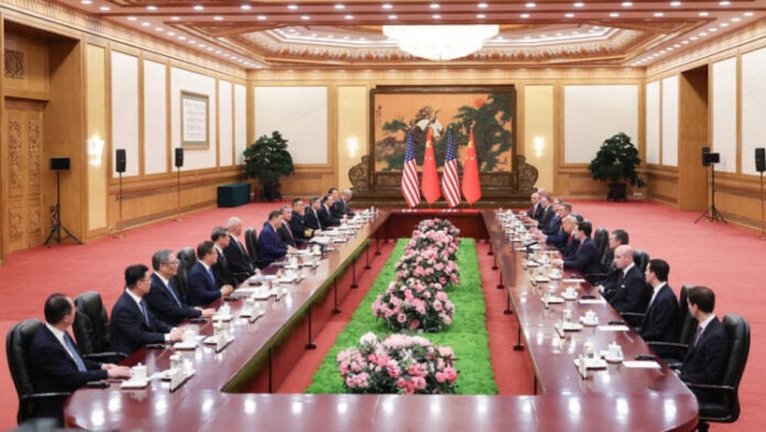 CHINA-BEIJING-XI JINPING-U.S.-TRUMP-TALKS (CN)