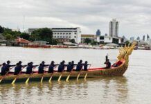 กองทัพเรือ จัดการซ้อมย่อยครั้งที่ 3 ในการจัดขบวนพยุหยาตราทางชลมารค