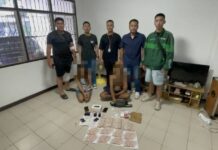 สืบบางละมุงล่อซื้อ รวบ 2 เอเย่นต์ค้ายา ยึดยาบ้า-ไอซ์-เค เพียบ