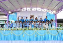 ครูและบุคลากรทางการศึกษา โรงเรียนแก่นทองอุปถัมภ์ จัดพิธีน้อมรำลึกสมเด็จพระนางเจ้าสิริกิติ์ฯ